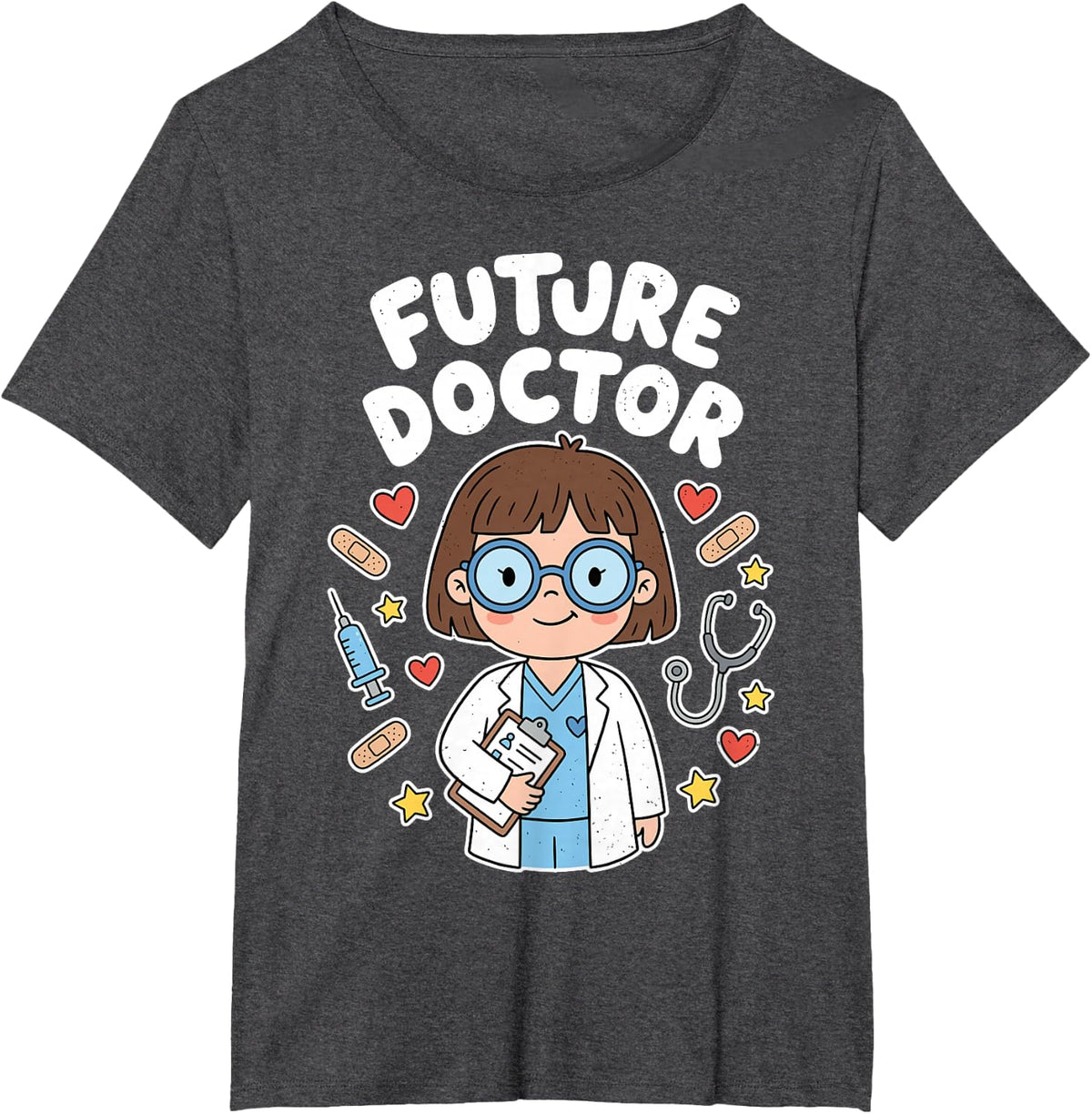 Future Doctor Medical Student Physician Med School Graduate T-Shirt - Dark Heather Grey