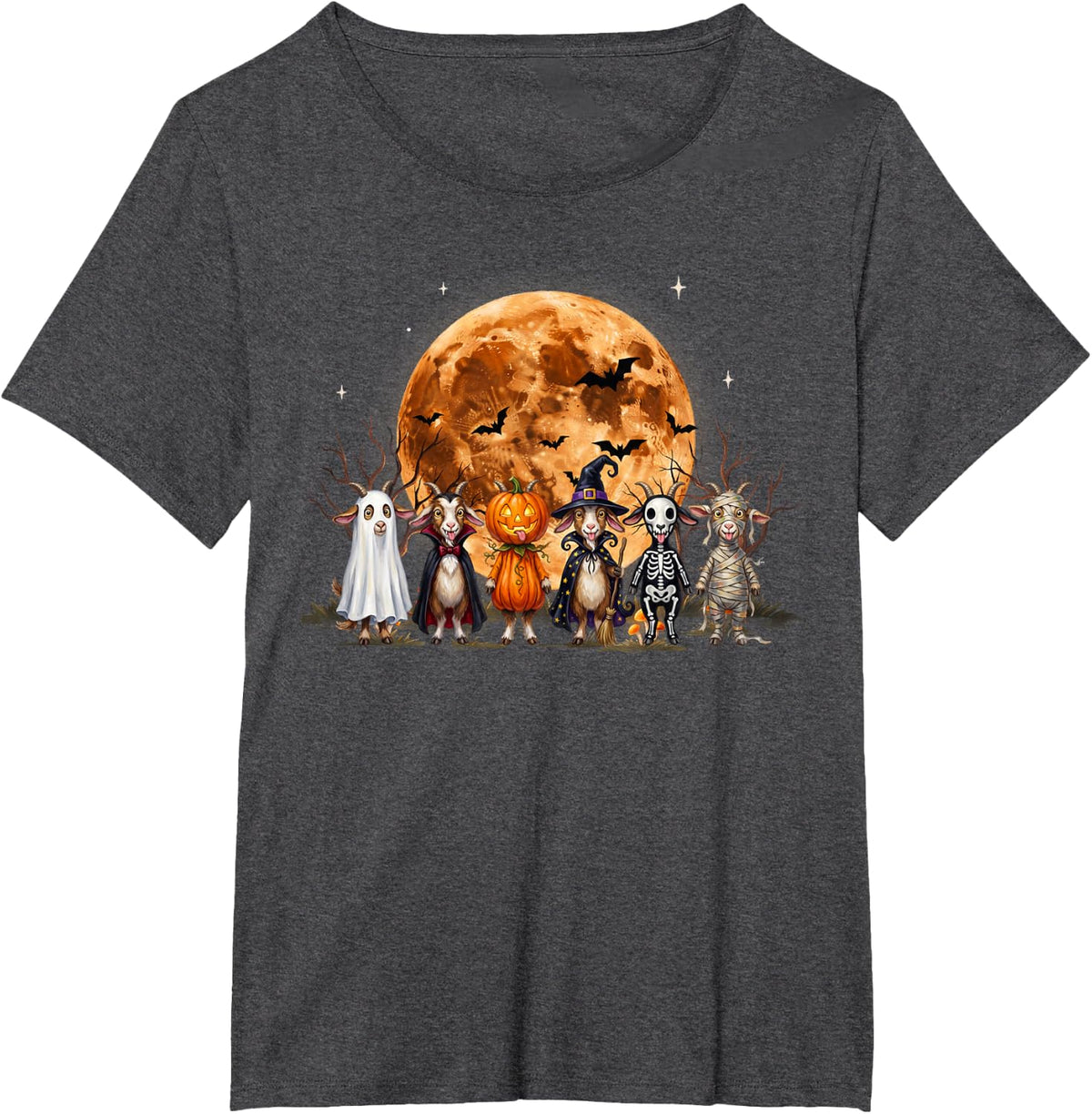 Goat Lover Men Women Kids T-Shirt - Dark Heather Grey