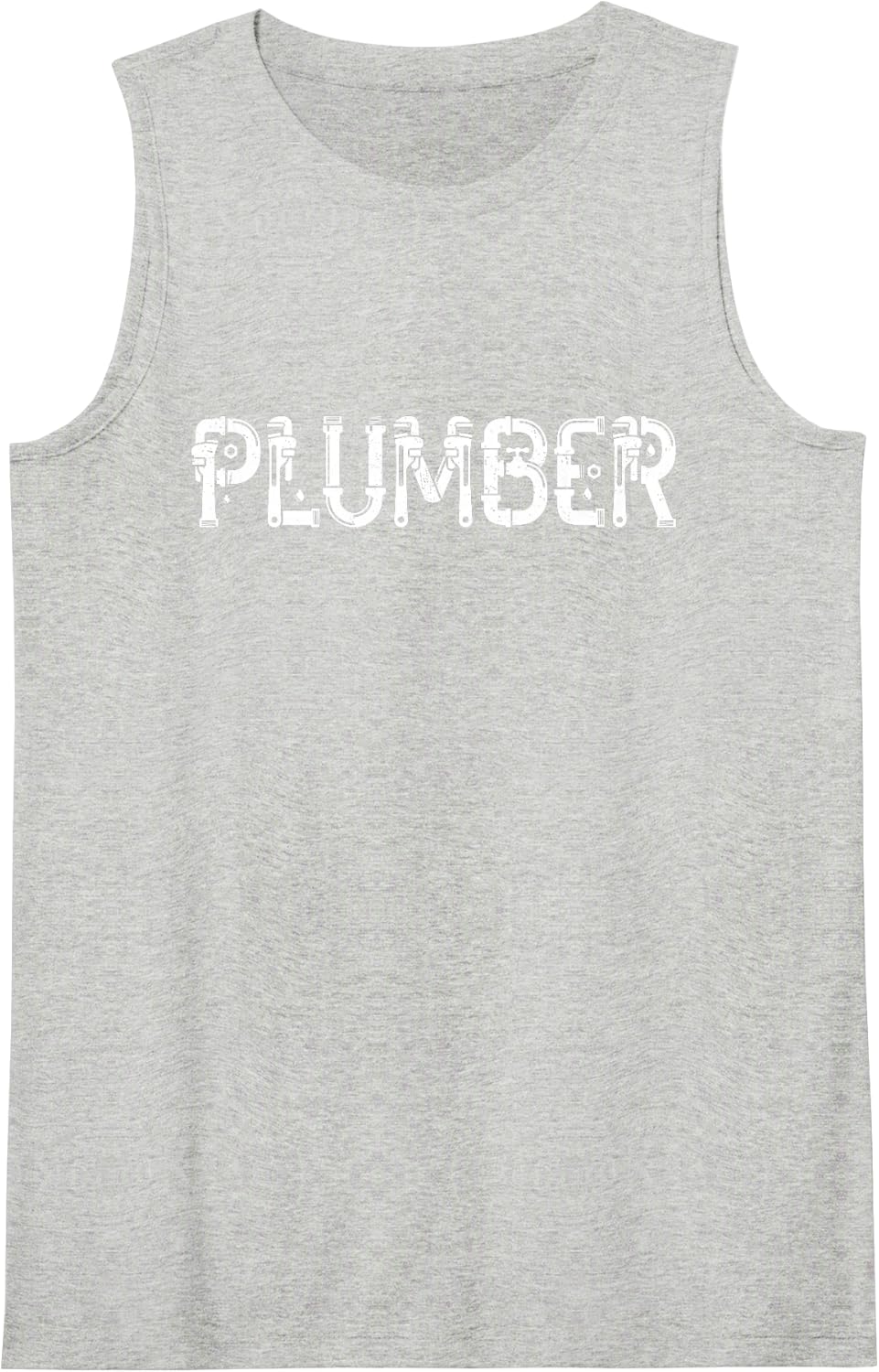Plumber Plumbing Plumbers Vintage Sleeveless Tank Top - Heather Grey