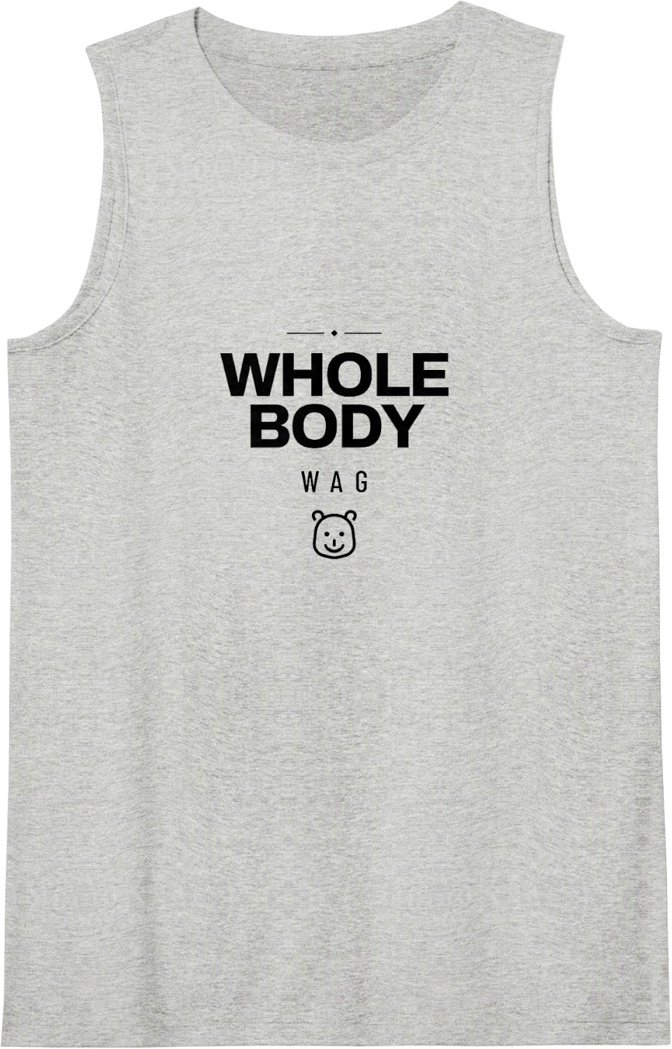 Boxer Dog - Whole Body Wag - Boxer Mom Sleeveless Tank Top - Heather Grey