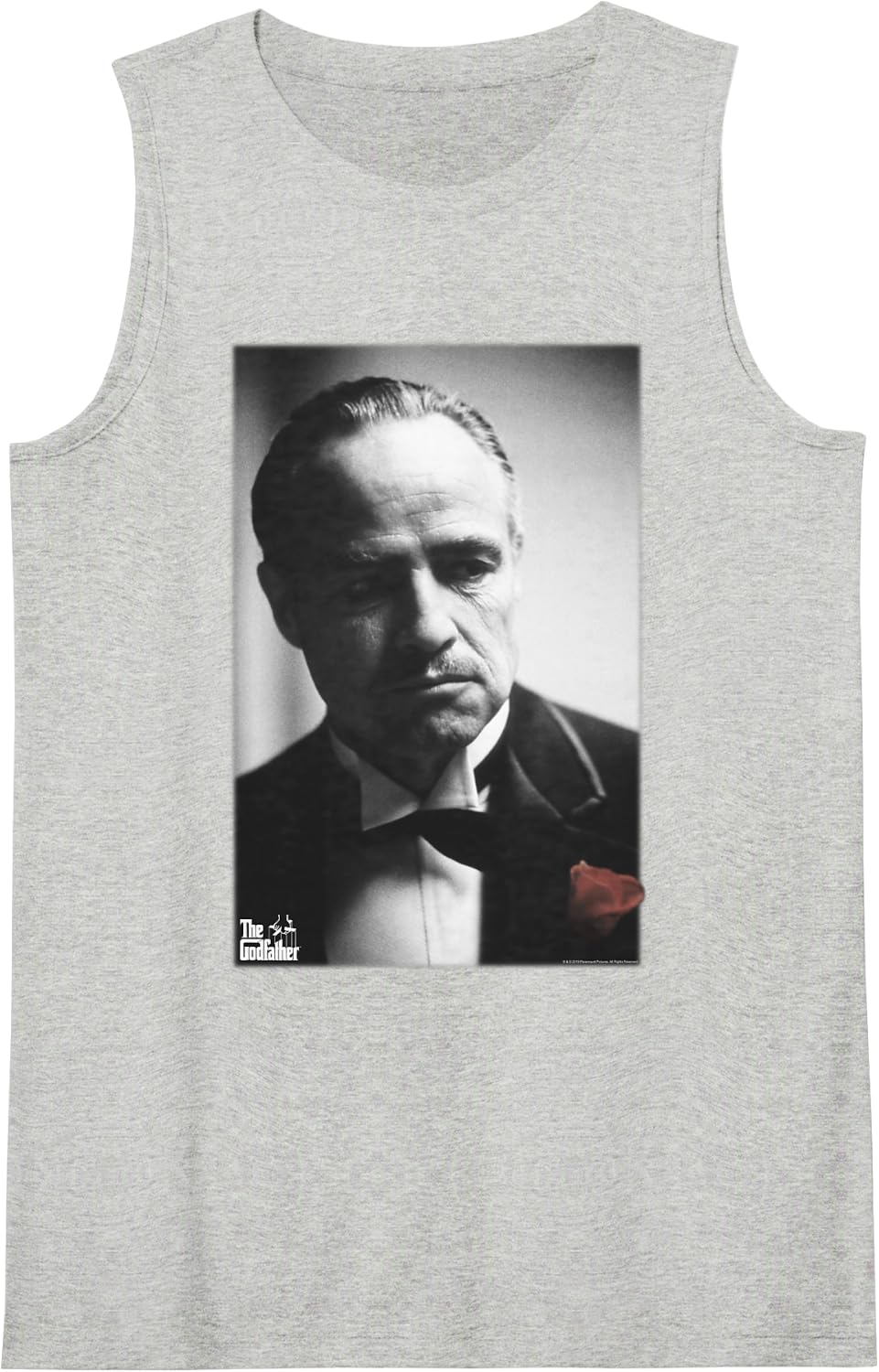 The Godfather Don Vito Corleone Poster Tank Top - Heather Grey