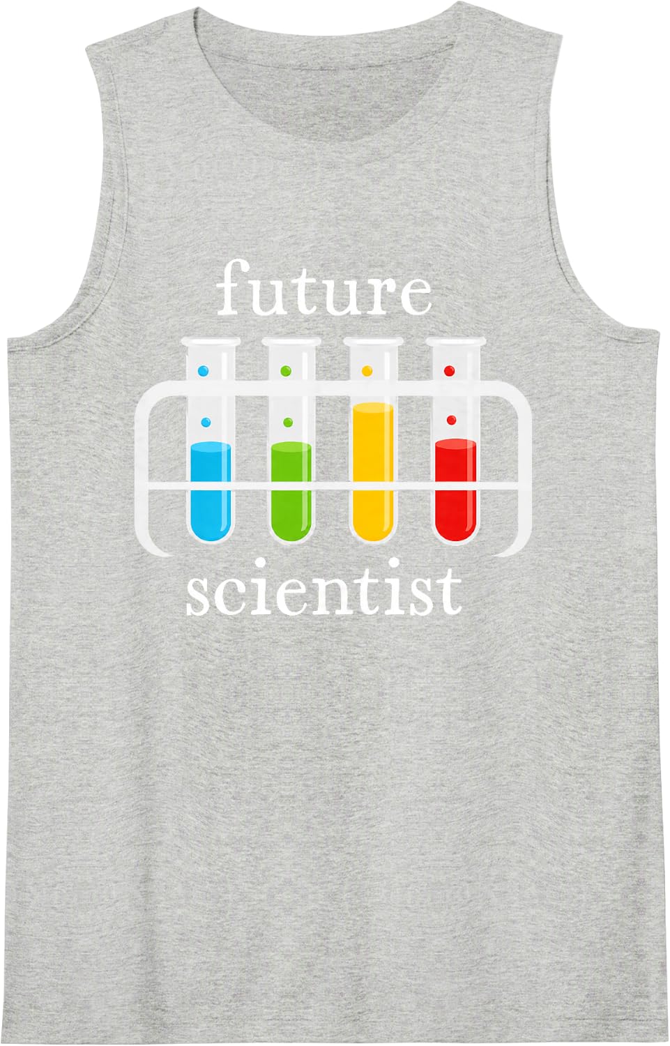 Future Scientist STEM Physics Chemistry Science Nerd Student Sleeveless Tank Top - Heather Grey
