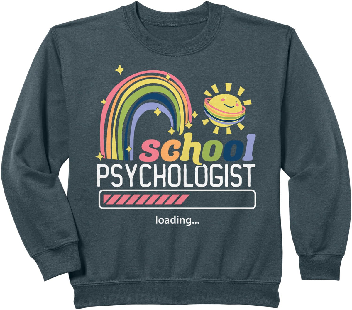 Future School Psychologist - School Psychologist Sweatshirt - Dark Heather Grey
