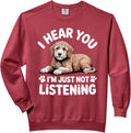 Cool Goldendoodle Art For Men Women Doodle Dog Puppy Lovers Comfort Colors Adult Sweatshirt - Adult Unisex Crimson