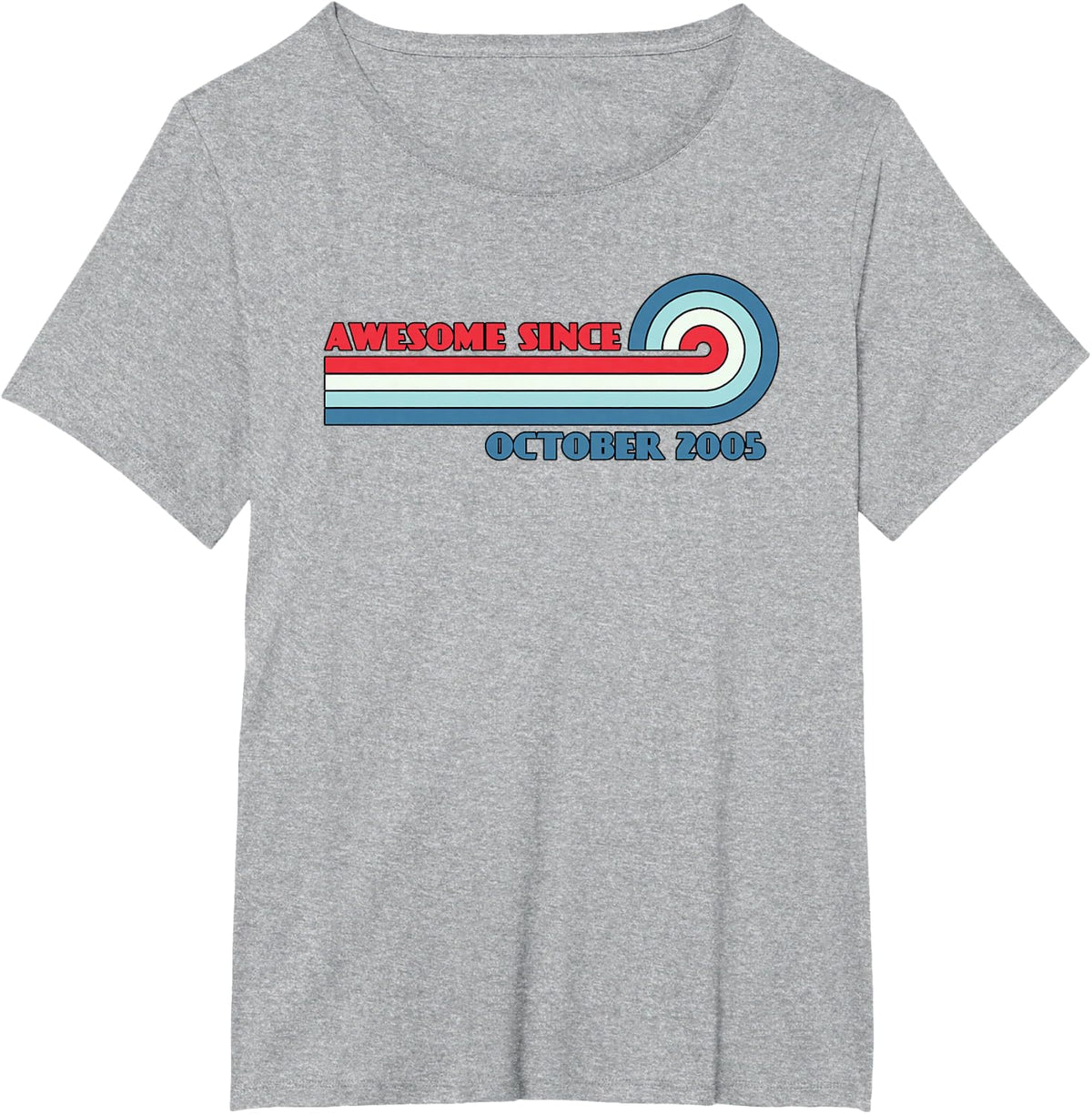 Awesome Since October 2005 T-Shirt - Heather Grey