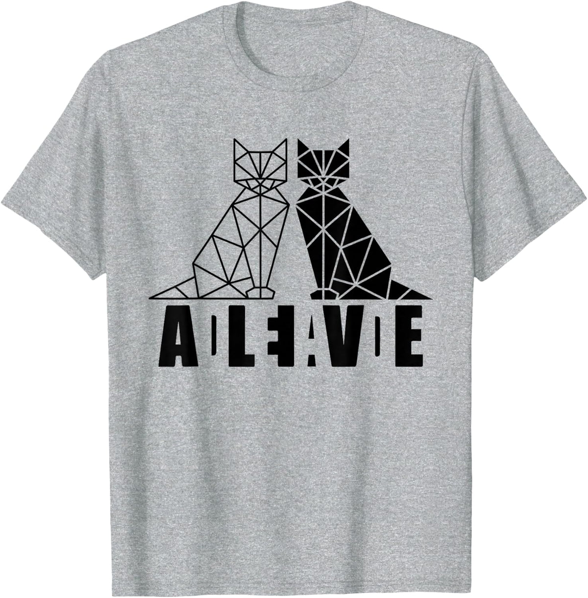 Schrödinger's Cat Science Dead & Alive T-Shirt - Heather Grey