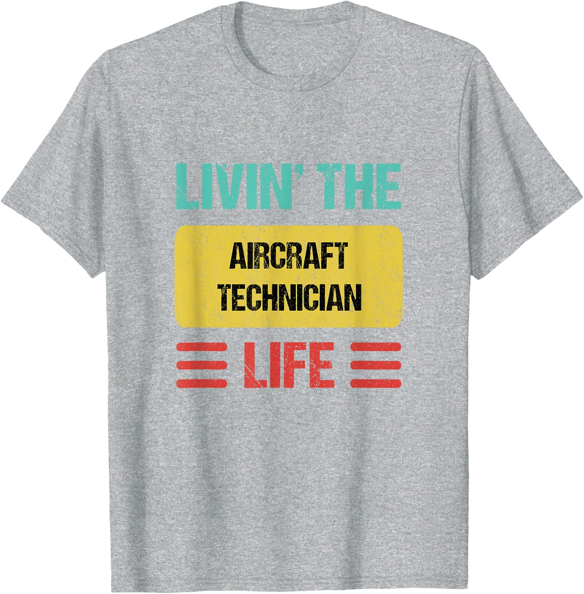 Aircraft Technician T-Shirt - Heather Grey