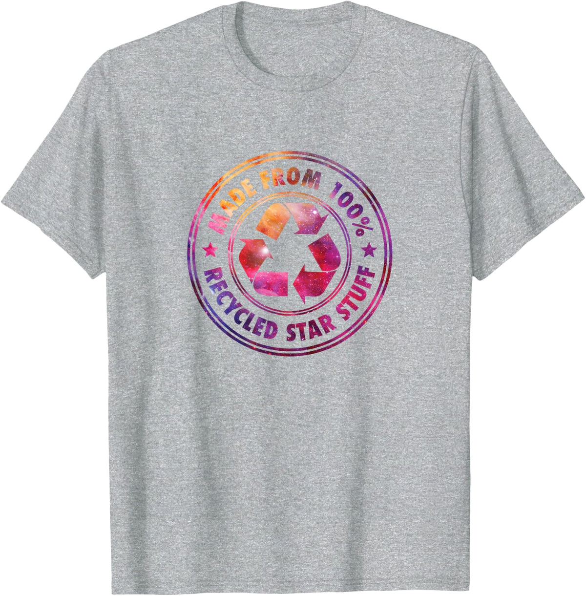 Recycled Star Stuff T-Shirt T-Shirt - Heather Grey