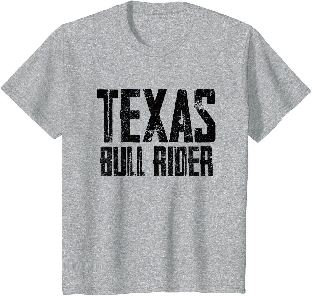 Bull-Riding Texas Bull Rider Texan T-Shirt - Heather Grey